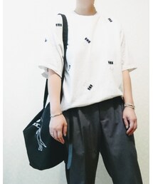 その他 | クリップ刺繍 Tシャツ(Tシャツ/カットソー)