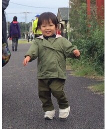 パパチョイスの上下グリーン😂 | その他