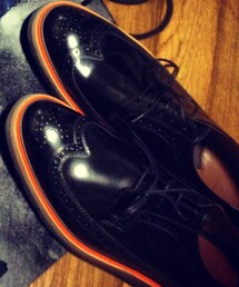 Paul Smith | 2013SS ウイングチップ ガラスレザー ラバーソールシューズ(その他シューズ)