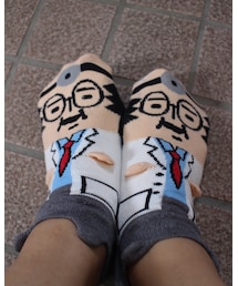 おじさんと一緒に登校🤗 | ソックス/靴下