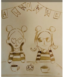 てぃーたいむさんの絵☕️ | ラッピングキット