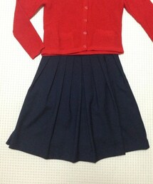 UNIQLO | ユニクロ 紺プリーツスカート(スカート)