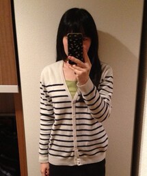 無印良品 | 無印良品 ボーダーカーデ(カーディガン/ボレロ)