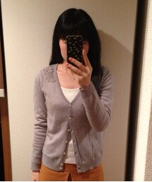 earth music&ecology | アースミュージック＆エコロジー グレーカーデ(カーディガン/ボレロ)