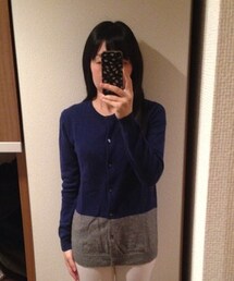 無印良品 | 無印良品 バイカラーカーディガン(カーディガン/ボレロ)