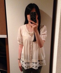 JEANASIS | JEANASIS ベージュブラウス(シャツ/ブラウス)