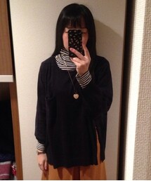 earth music&ecology | earth music&ecology ボーダータートルカットソー(Tシャツ/カットソー)