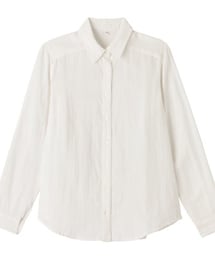 無印良品 | 無印良品 オーガニックコットン二重ガーゼシャツ(シャツ/ブラウス)