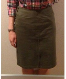 UNIQLO | ユニクロ カーキタイトスカート(スカート)