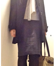 UNIQLO | ユニクロ グレーポンチタイトスカート(スカート)