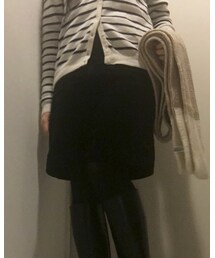 UNIQLO | ユニクロ 黒コーデュロイスカート(スカート)