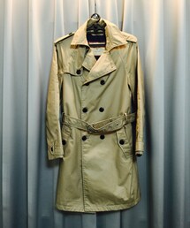 ZARA MAN | 卡其寬身風衣(トレンチコート)