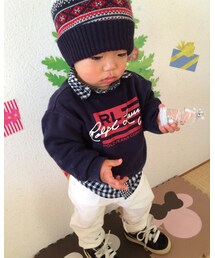POLO RALPH LAUREN | 頭長く写っちゃったので…小窓で♡(スウェット)