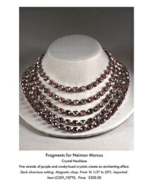 Fragments for Neiman Marcus | Amethyst Crystal five strand necklace(ネックレス)