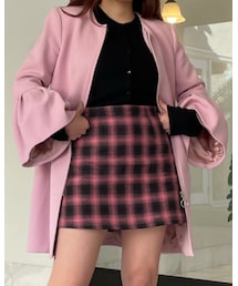 ZARA | ノーカラーコート