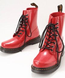 Dr. Martens | WELLINGTON DRENCH 8EYE BOOT
RED PATENT RUBBER UK3(レインシューズ)
