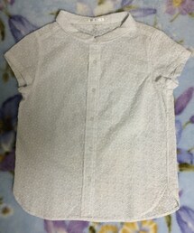 RETRO GIRL | 半袖襟つき白ブラウス(シャツ/ブラウス)