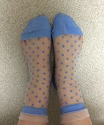 tutuanna | 水玉シースルーくつ下(ソックス/靴下)