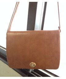 ［雜］簡約設計小方包*棕(ショルダーバッグ)