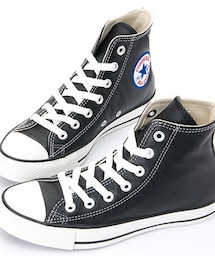 CONVERSE | ［Converse］荔枝皮中筒帆布鞋*黑(スニーカー)