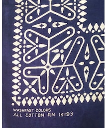 VINTAGE | 70's vintage bandanna cross navy(バンダナ/スカーフ)
