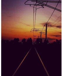 夕焼けからの線路♪ | その他