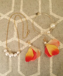 Handmade | パールアクセ(イヤリング)