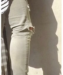 自作ダメージ | デニムパンツ