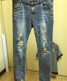 TDH | 破壞丹寧褲(デニムパンツ)