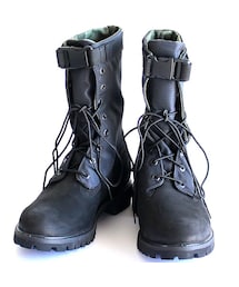 Timberland | 迷彩柄2wayハイカットヌバックレザーミリタリーブーツ(ブーツ)