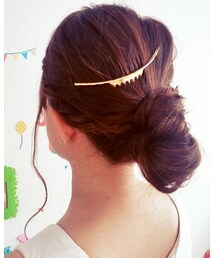 ヘアアレンジ💕 | ヘアアレンジ💕(バレッタ/ヘアクリップ)