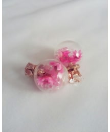 Lattice | 花ガラスピアス💕(ピアス（両耳用）)