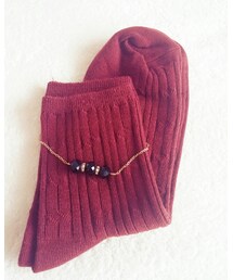 ボルドー靴下💕 | ボルドー靴下💕(ソックス/靴下)