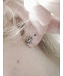 不明 | ピアス。8G。ハーフフレア(ピアス（片耳用）)