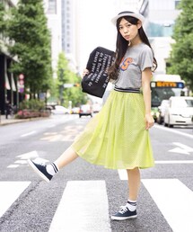 LOWRYS FARM | レースフレアミディスカート(スカート)