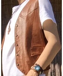 USED | レザーベスト(ベスト)