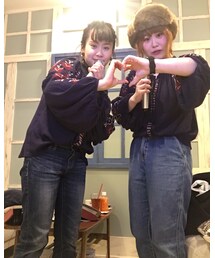ブラウスお揃い着たよ(*´ω`*) | シャツ/ブラウス