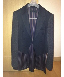 dictionary | ニット切替燕尾ジャケット(テーラードジャケット)