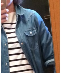 no brand | シャツワンピース