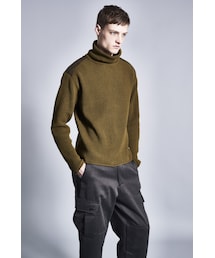 FACTOTUM JEANS ファクトタム ジーンズ ミリタリーニットタートルネック(ニット/セーター)