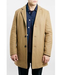 TOPMAN | Camel Wool Blend Car Coat(チェスターコート)