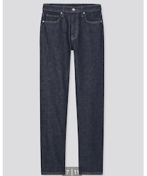 UNIQLO | スリムストレートハイライズジーンズ(デニムパンツ)