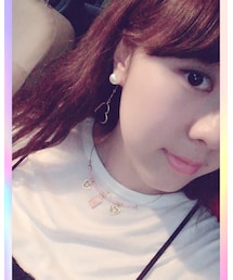 selfie w/ アクセ❤️ | ピアス（片耳用）