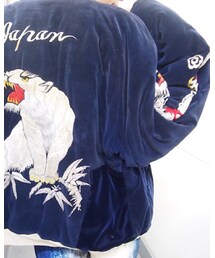 VINTAGE | 50s velours souvenir jacket(その他アウター)