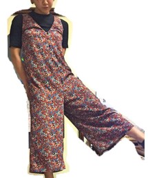 ZARA | 小花柄オールインワン(つなぎ/オールインワン)