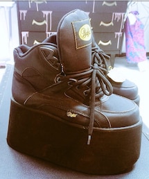 Buffalo LONDON | buffalo厚底スニーカー(black berrry 沖縄 )(スニーカー)