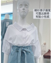 zoe | 立領綁帶襯衫(シャツ/ブラウス)