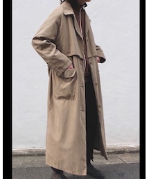 London Fog | Single Drop Coat(トレンチコート)