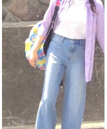 UNIQLO | ハイライズワイドジーンズ＋(デニムパンツ)