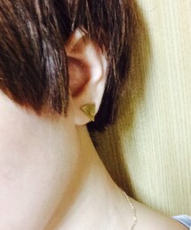 mk | 三角イヤリング(イヤリング)